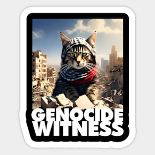 Genocide Witness VI Sticker